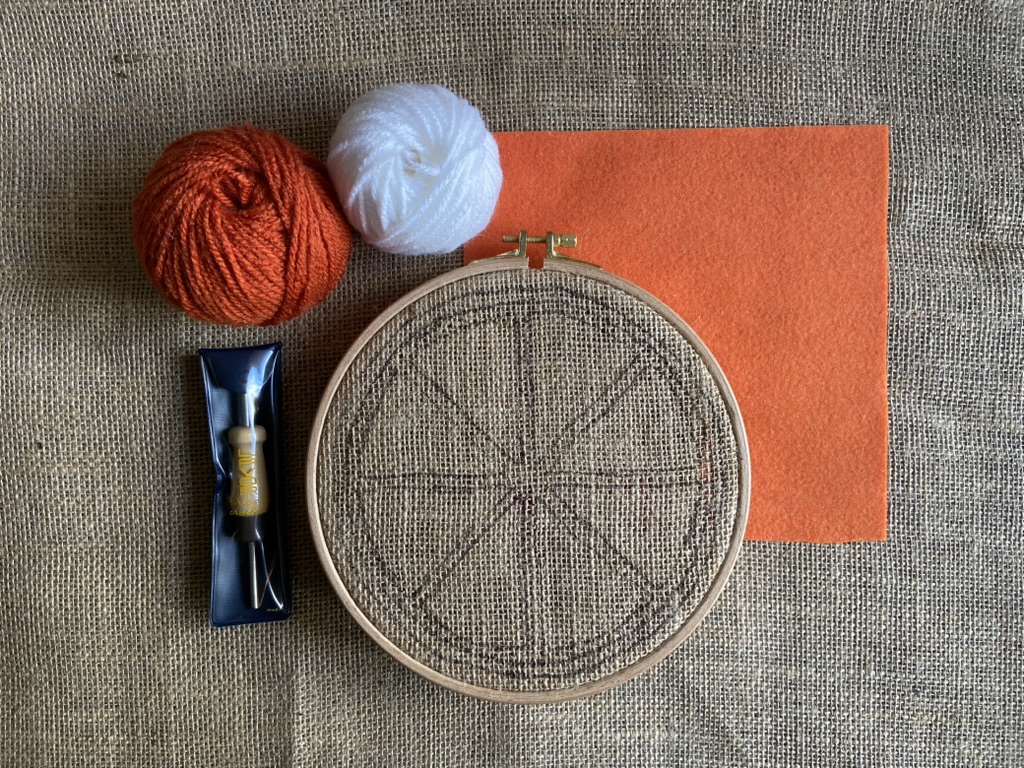 Detailed view of the Citrus kit orange colorway